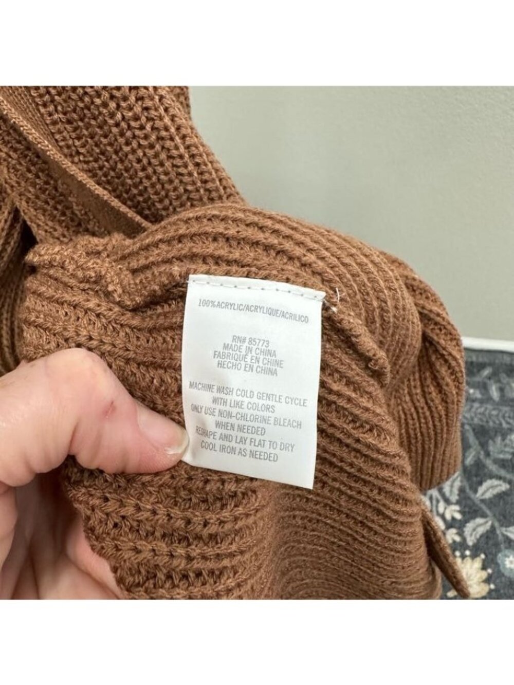 ONeill Kerry Knit Duster Long Open Front Cardigan Sweater Womens Size M/L NEW - Picture 4 of 8
